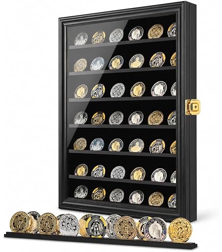 Amazon.com - ULTRGEE Challenge Coin Display Case, Coin Collection